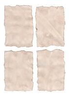 marron recyclé artisanat papier texture comme Contexte. crème papier texture, vieux ancien page ou grunge vignette photo