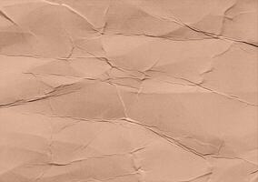 froissé marron kraft papier texture bannière Contexte photo