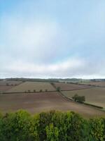 haute angle vue de Britanique campagne paysage à hitchin ville de Angleterre Royaume-Uni photo