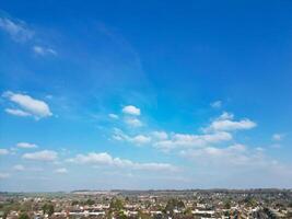 haute angle vue de luton ville de Angleterre photo