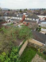 haute angle vue de luton ville de Angleterre photo