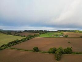 haute angle vue de Britanique campagne paysage à hitchin ville de Angleterre Royaume-Uni photo