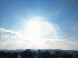 haute angle vue de luton ville de Angleterre photo