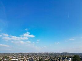 haute angle vue de luton ville de Angleterre photo