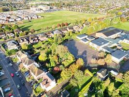 aérien vue de est luton ville de Angleterre génial grande-bretagne. octobre 30e, 2023 photo