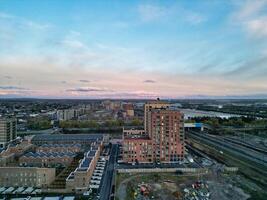 aérien vue de central dagenham Londres ville de Angleterre Royaume-Uni. Mars 2ème, 2024 photo