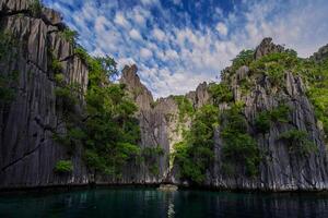 magnifique paysage de Palawan, philippines photo