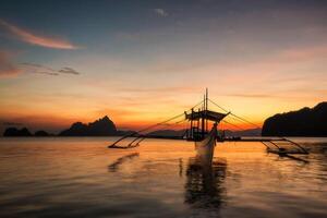 magnifique paysage de Palawan, philippines photo