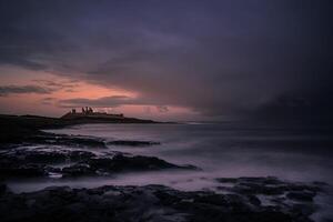 Bamburgh vieux Château dans Northumberland photo