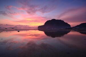 magnifique paysage de Palawan, philippines photo