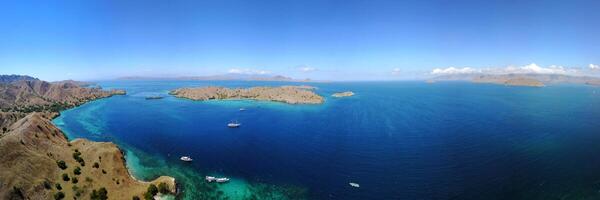 paysage vue de Komodo île , Indonésie photo