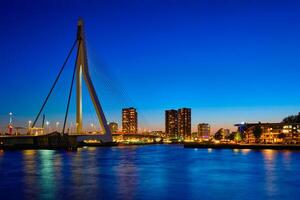 Erasmus pont, Rotterdam, Pays-Bas photo