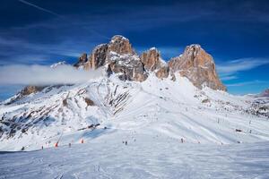 ski recours dans dolomites, Italie photo