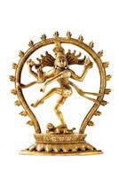 statue de shiva nataraja - Seigneur de Danse isolé photo
