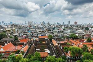 Vue aérienne de Bangkok, Thaïlande photo