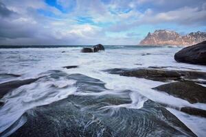 plage de fjord dans Norvège photo