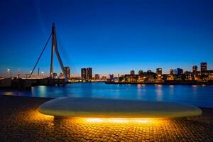 Erasmus pont, Rotterdam, Pays-Bas photo
