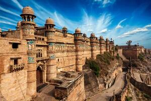 Gwalior fort dans madhya Pradesh Etat de Inde photo