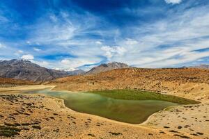 dhankar Lac dans himalaya photo