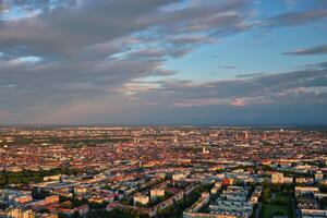 aérien vue de Munich. Munich, Bavière, Allemagne photo