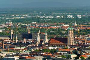 aérien vue de Munich. Munich, Bavière, Allemagne photo