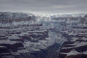 grandiose canyon hiver photo