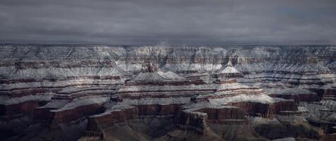 grandiose canyon neige photo