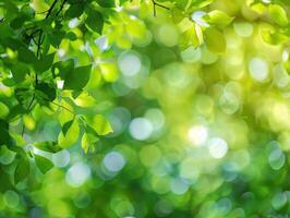 ai généré vert la nature Contexte photo