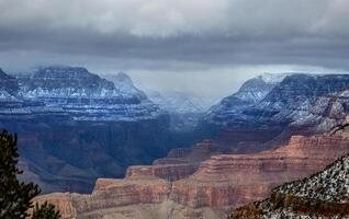 grandiose canyon hiver photo