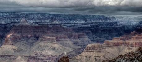 grandiose canyon hiver photo