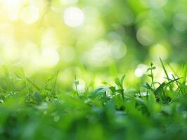 ai généré vert la nature Contexte photo