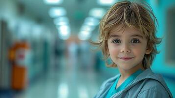 ai généré enfant prodige médecin photo