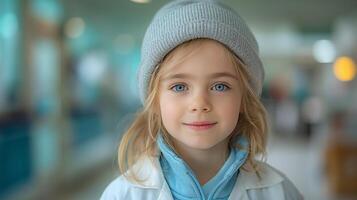 ai généré enfant prodige médecin photo