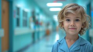 ai généré enfant prodige médecin photo