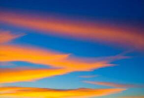 ai généré la nature coloré paysage crépuscule nuage photo