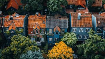 ai généré paysage urbain chambre vue photo