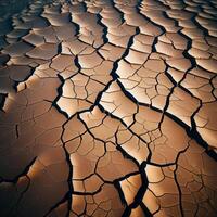 ai généré fissuré Terre, Arizona, Etats-Unis, par jason klein photo