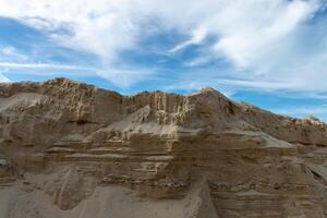 le sable Contexte texture. photo