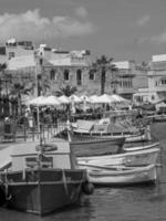 marsaxlokk sur Malte île photo