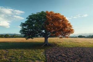 ai généré climat changement impact sur plus et pire environnement professionnel la photographie photo