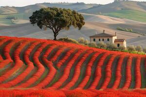 ai généré magnifique paysage paysage la nature professionnel la photographie photo