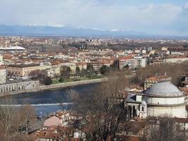 vue aérienne de turin photo