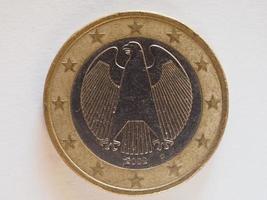 Pièce de 1 euro, union européenne photo