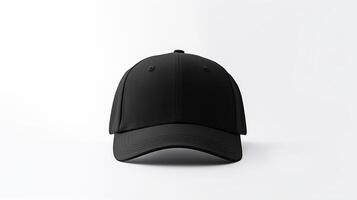 ai généré photo de noir papa casquette isolé sur blanc Contexte. ai généré