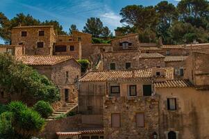 tossa de mar, forteresse ville, été, bleu ciel photo