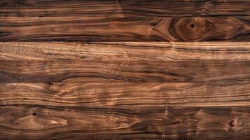 ai généré longue noyer bois planches texture Contexte. photo