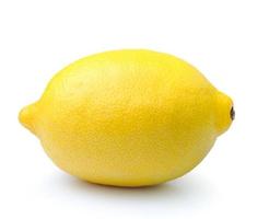 citron sur fond blanc