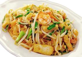 Thai food pad thai, nouilles sautées aux crevettes