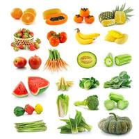 Fruits légumes. avec du bêta-carotène.