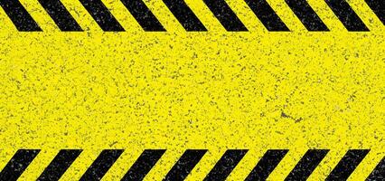 Jaune danger rayures, sécurité concept dans industriel environnement photo